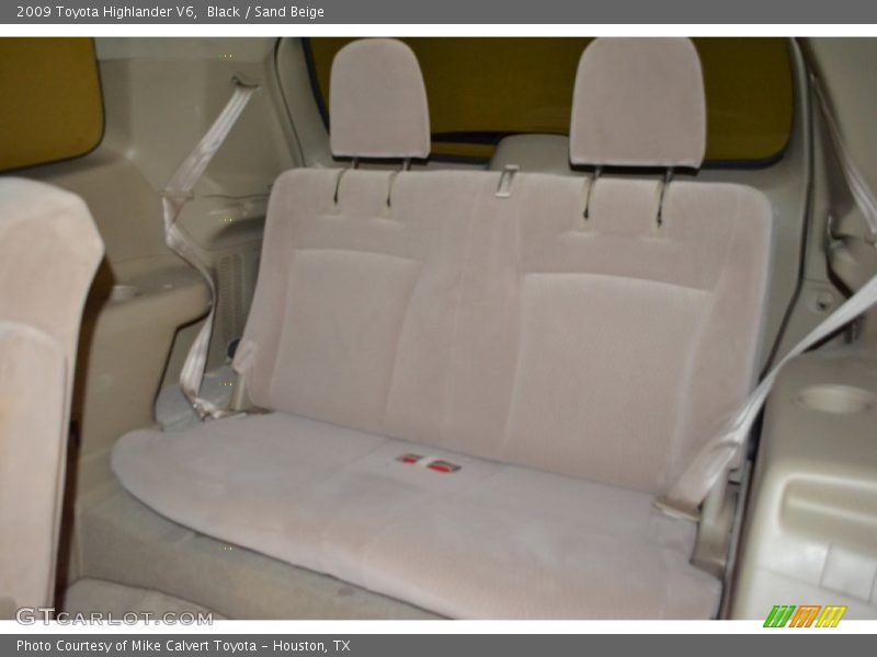 Black / Sand Beige 2009 Toyota Highlander V6
