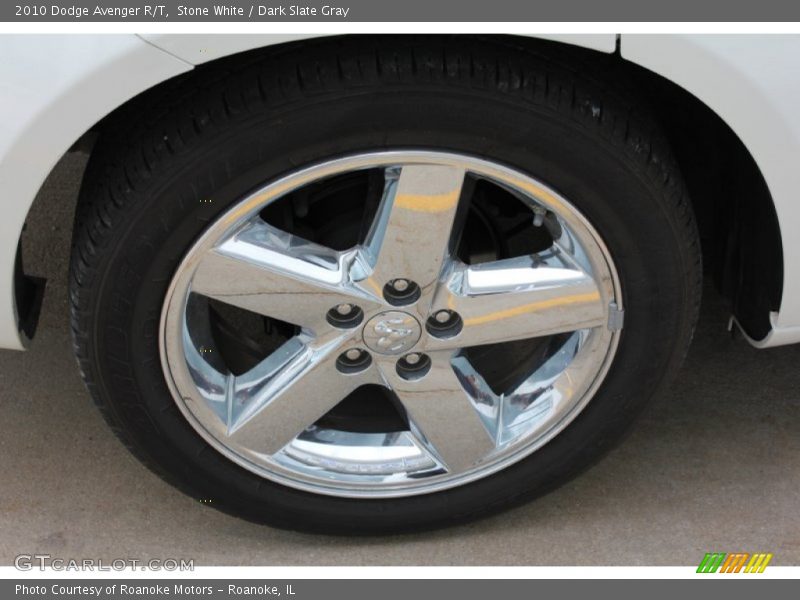 Stone White / Dark Slate Gray 2010 Dodge Avenger R/T