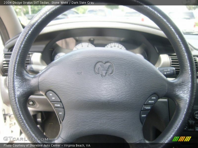 Stone White / Dark Slate Gray 2004 Dodge Stratus SXT Sedan