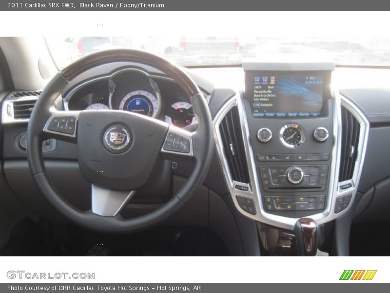 Black Raven / Ebony/Titanium 2011 Cadillac SRX FWD