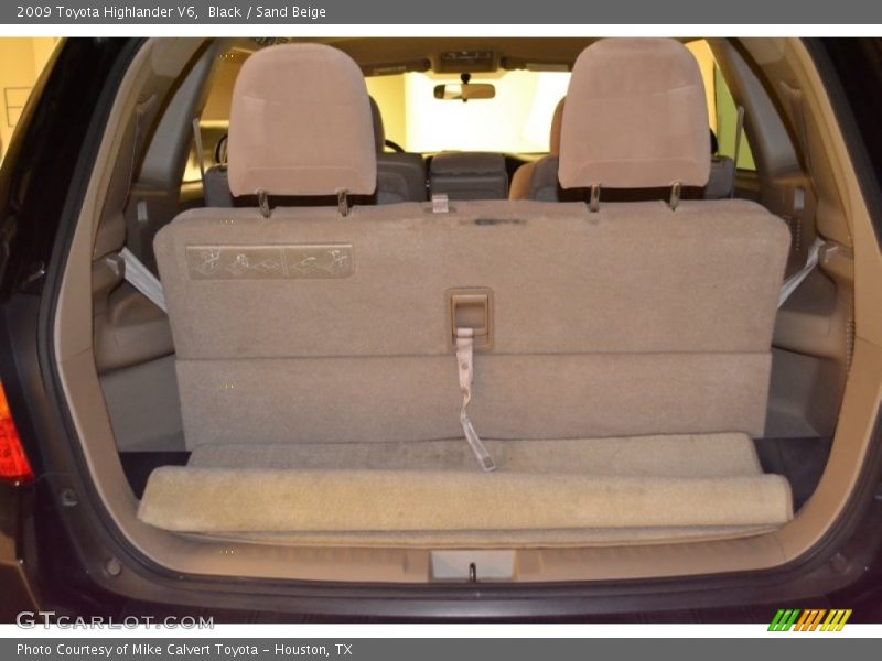 Black / Sand Beige 2009 Toyota Highlander V6
