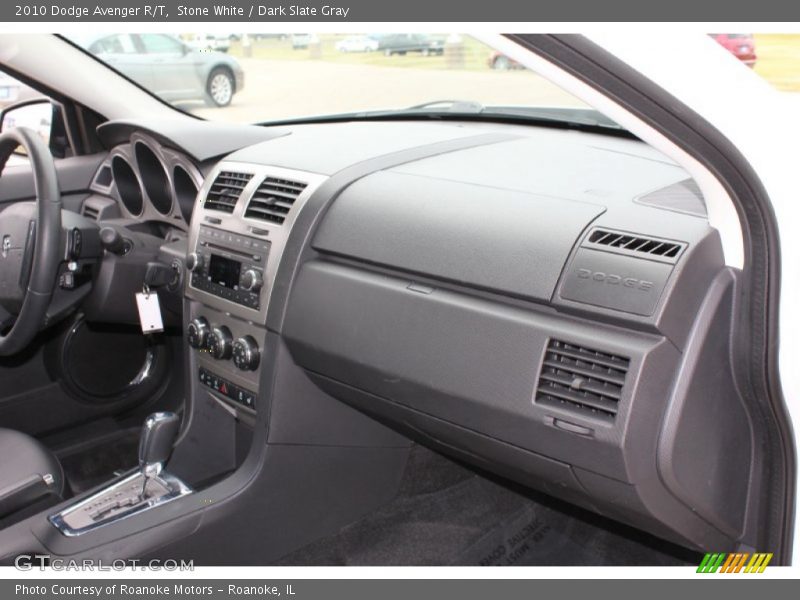 Stone White / Dark Slate Gray 2010 Dodge Avenger R/T