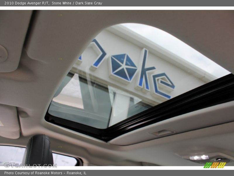 Stone White / Dark Slate Gray 2010 Dodge Avenger R/T