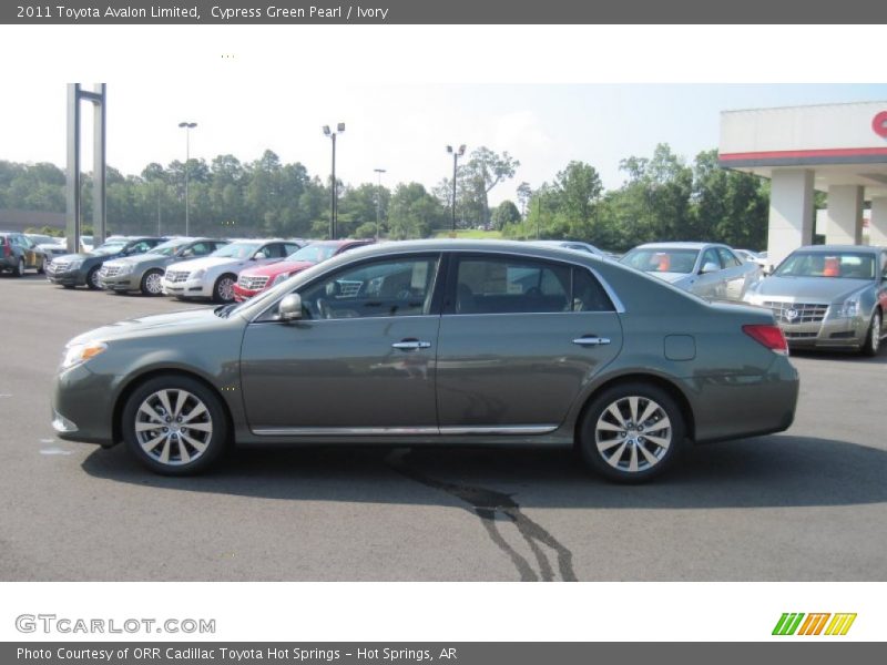 Cypress Green Pearl / Ivory 2011 Toyota Avalon Limited