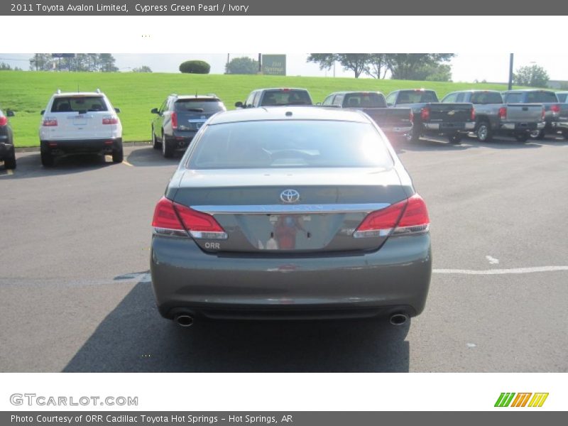 Cypress Green Pearl / Ivory 2011 Toyota Avalon Limited