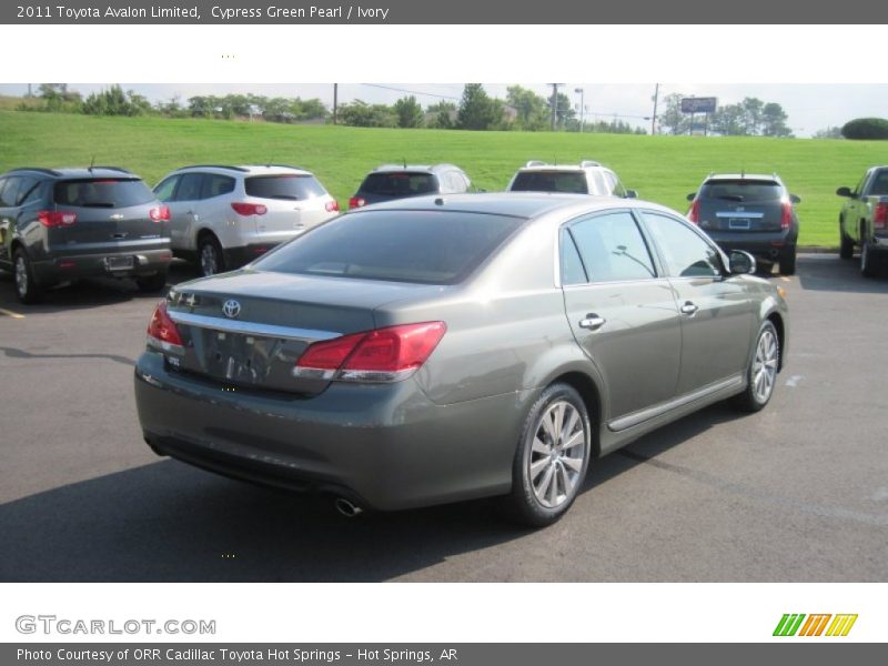 Cypress Green Pearl / Ivory 2011 Toyota Avalon Limited