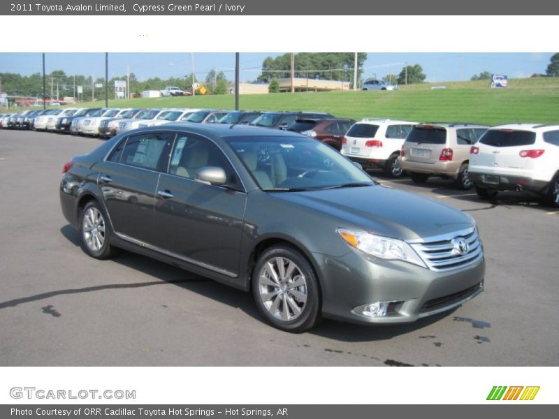 Cypress Green Pearl / Ivory 2011 Toyota Avalon Limited