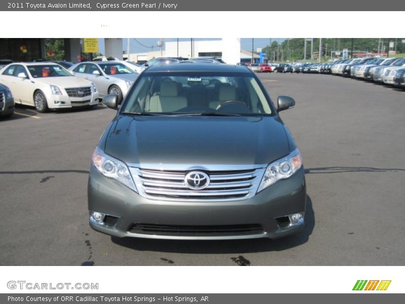 Cypress Green Pearl / Ivory 2011 Toyota Avalon Limited
