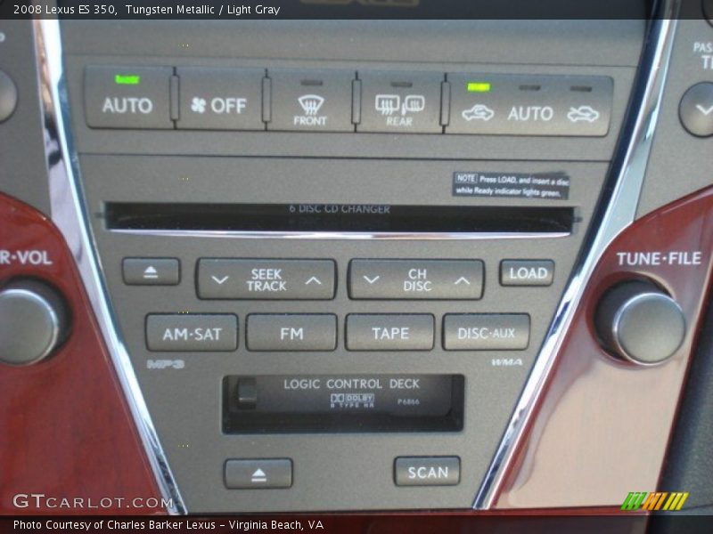 Tungsten Metallic / Light Gray 2008 Lexus ES 350