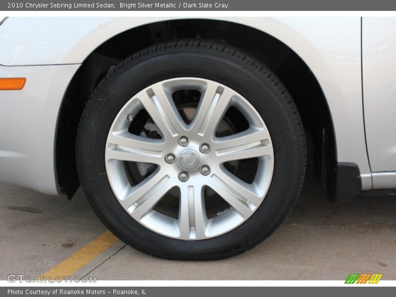 Bright Silver Metallic / Dark Slate Gray 2010 Chrysler Sebring Limited Sedan