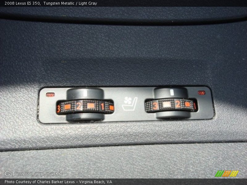 Tungsten Metallic / Light Gray 2008 Lexus ES 350
