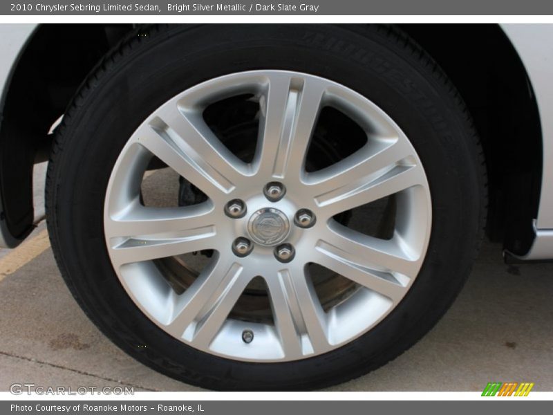 Bright Silver Metallic / Dark Slate Gray 2010 Chrysler Sebring Limited Sedan