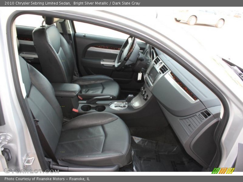 Bright Silver Metallic / Dark Slate Gray 2010 Chrysler Sebring Limited Sedan