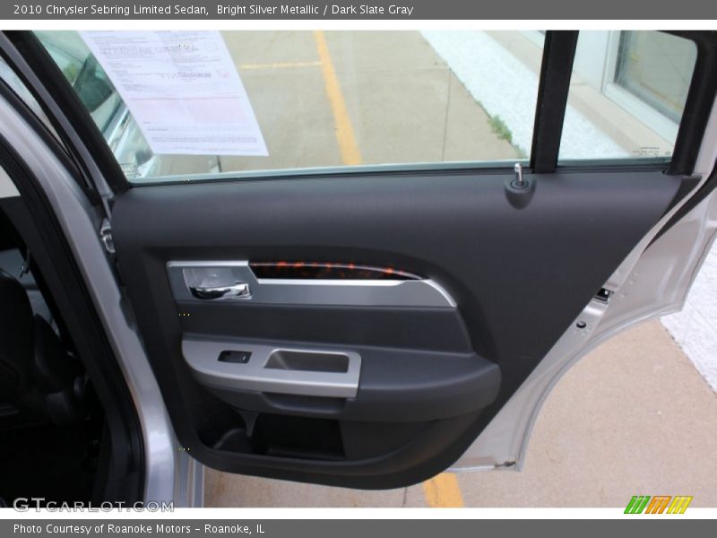 Bright Silver Metallic / Dark Slate Gray 2010 Chrysler Sebring Limited Sedan