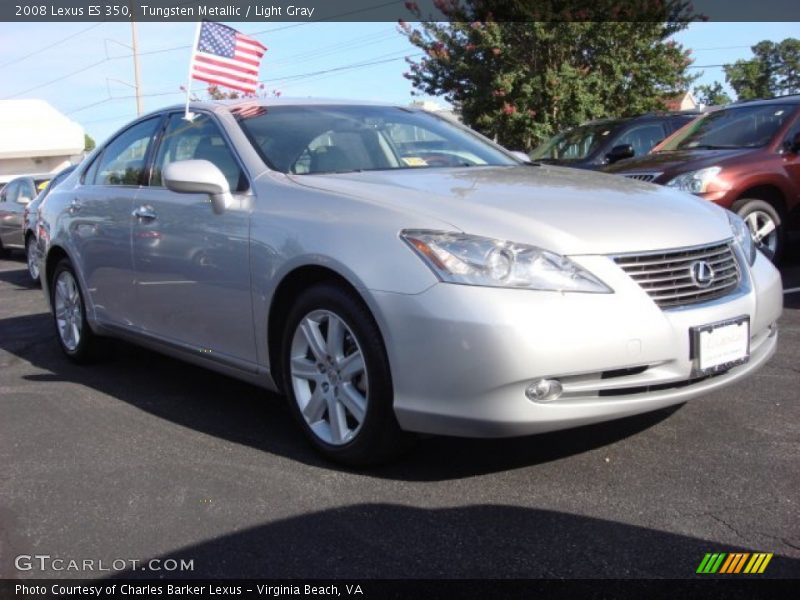 Tungsten Metallic / Light Gray 2008 Lexus ES 350