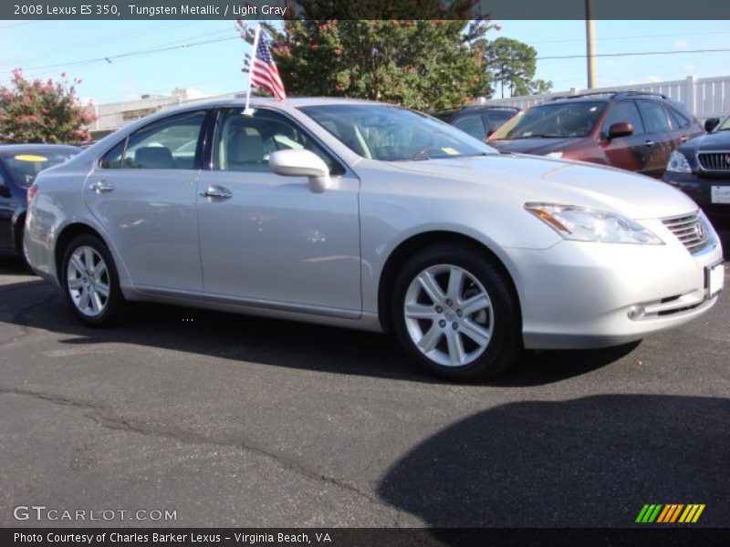 Tungsten Metallic / Light Gray 2008 Lexus ES 350
