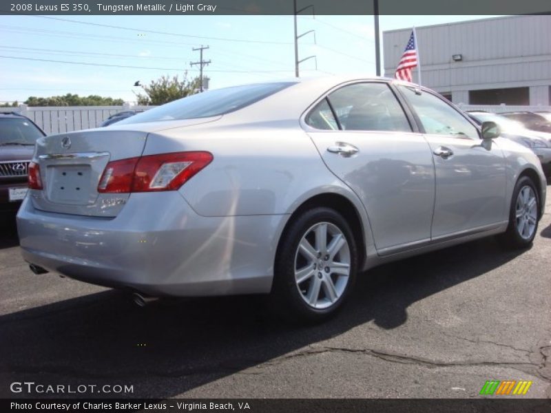 Tungsten Metallic / Light Gray 2008 Lexus ES 350