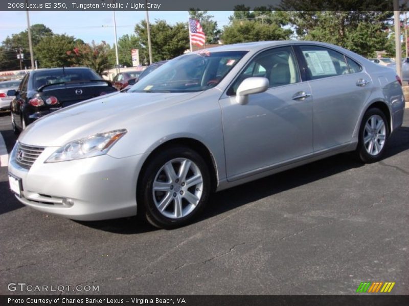 Tungsten Metallic / Light Gray 2008 Lexus ES 350