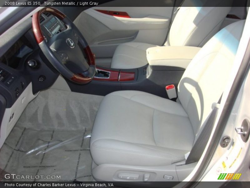 Tungsten Metallic / Light Gray 2008 Lexus ES 350