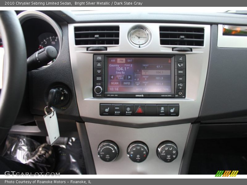 Controls of 2010 Sebring Limited Sedan