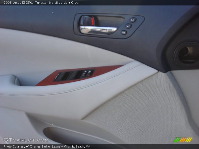 Tungsten Metallic / Light Gray 2008 Lexus ES 350
