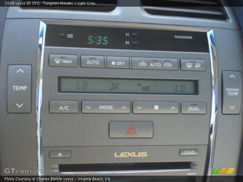 Tungsten Metallic / Light Gray 2008 Lexus ES 350