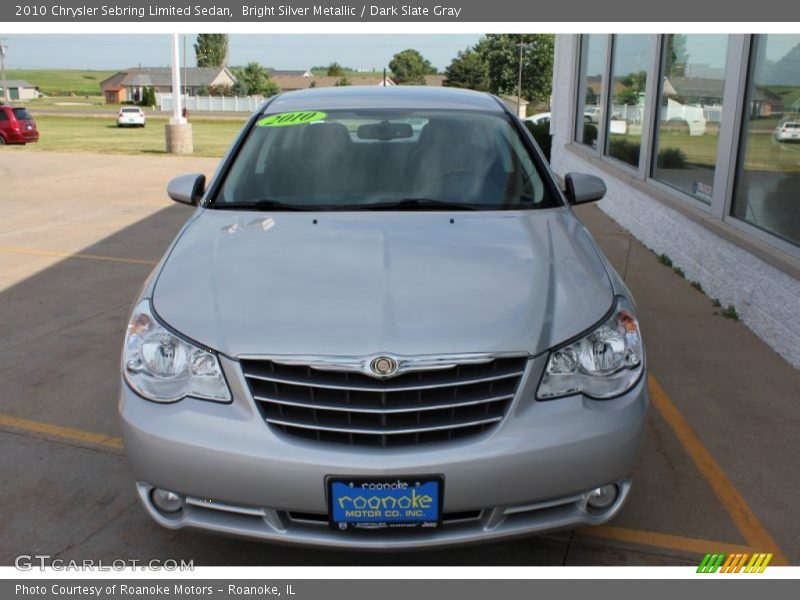 Bright Silver Metallic / Dark Slate Gray 2010 Chrysler Sebring Limited Sedan