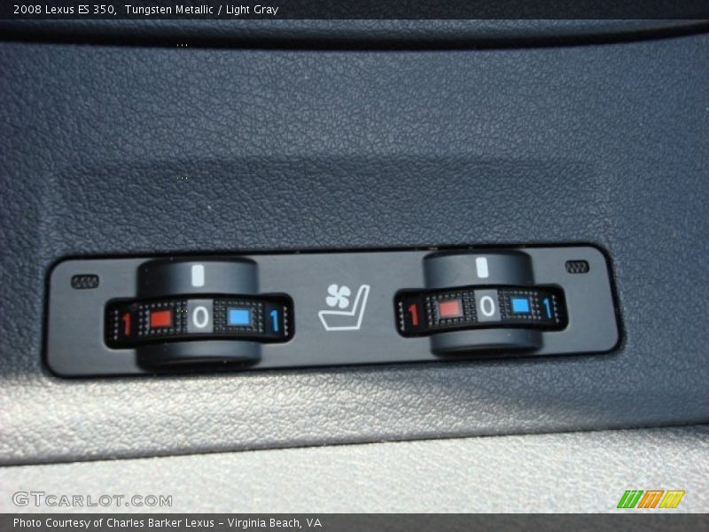 Tungsten Metallic / Light Gray 2008 Lexus ES 350