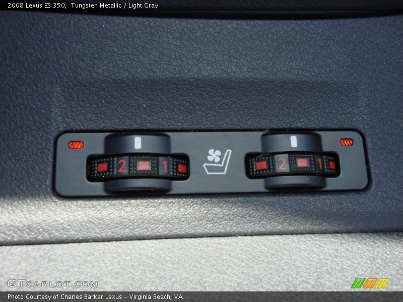 Tungsten Metallic / Light Gray 2008 Lexus ES 350