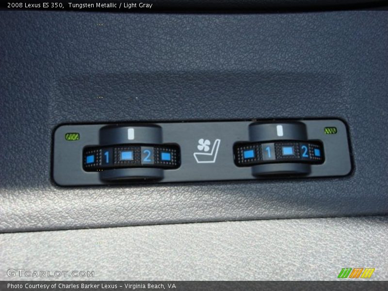 Tungsten Metallic / Light Gray 2008 Lexus ES 350