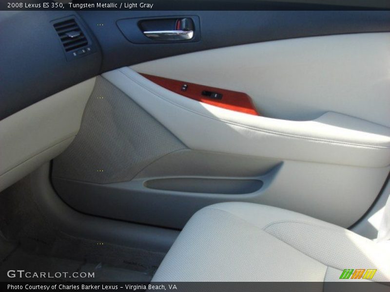 Tungsten Metallic / Light Gray 2008 Lexus ES 350