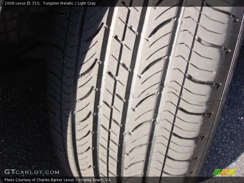 Tungsten Metallic / Light Gray 2008 Lexus ES 350