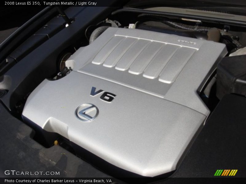 Tungsten Metallic / Light Gray 2008 Lexus ES 350