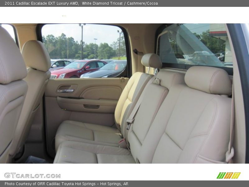 White Diamond Tricoat / Cashmere/Cocoa 2011 Cadillac Escalade EXT Luxury AWD