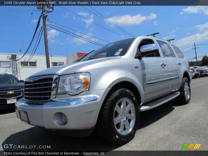 Bright Silver Metallic / Dark Slate Gray/Light Slate Gray 2008 Chrysler Aspen Limited 4WD