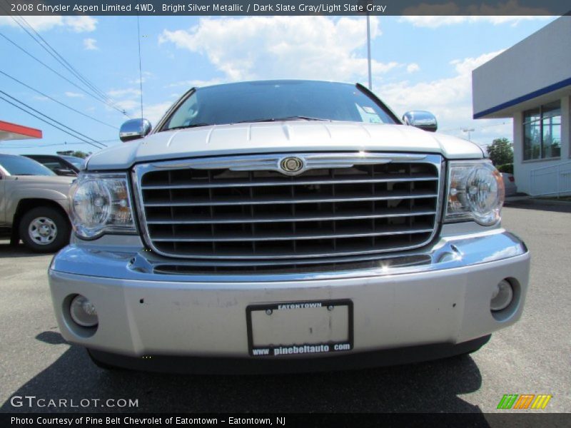 Bright Silver Metallic / Dark Slate Gray/Light Slate Gray 2008 Chrysler Aspen Limited 4WD