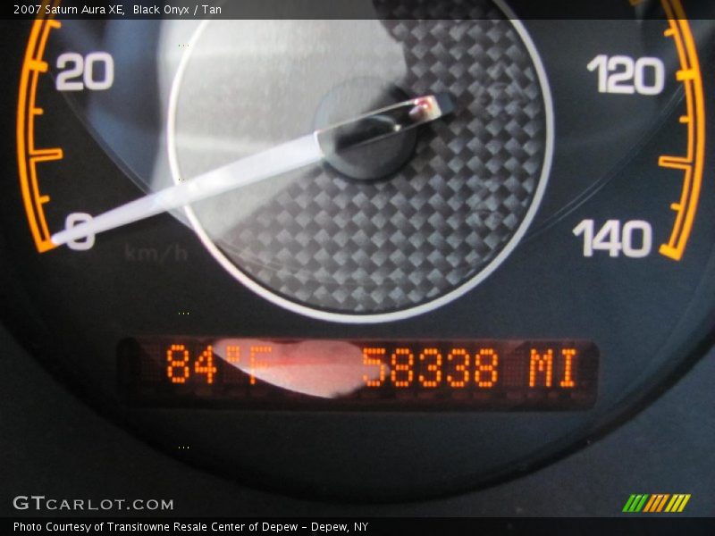 Black Onyx / Tan 2007 Saturn Aura XE