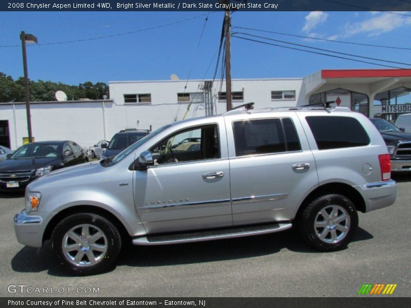 Bright Silver Metallic / Dark Slate Gray/Light Slate Gray 2008 Chrysler Aspen Limited 4WD