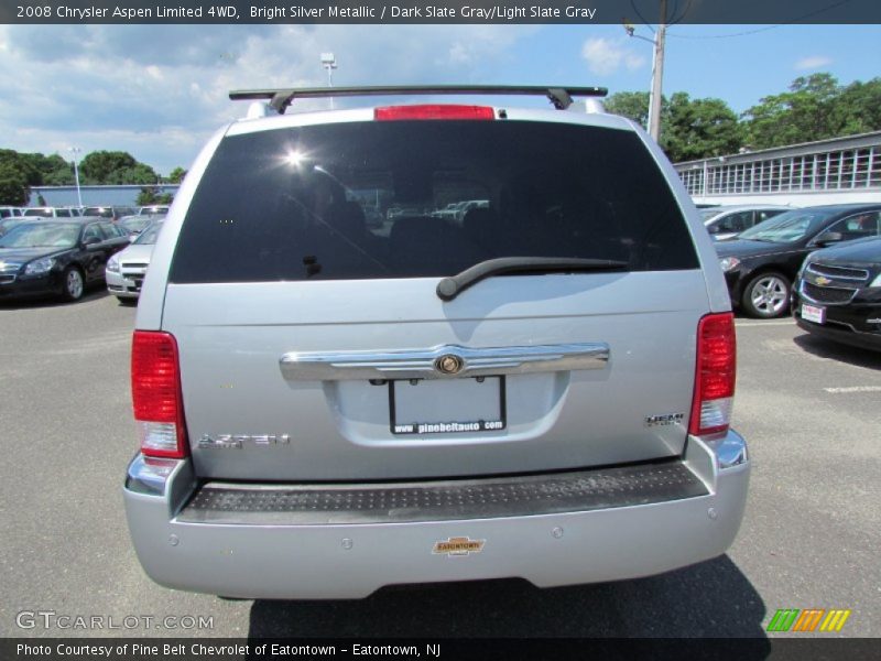 Bright Silver Metallic / Dark Slate Gray/Light Slate Gray 2008 Chrysler Aspen Limited 4WD