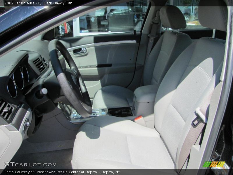 Black Onyx / Tan 2007 Saturn Aura XE