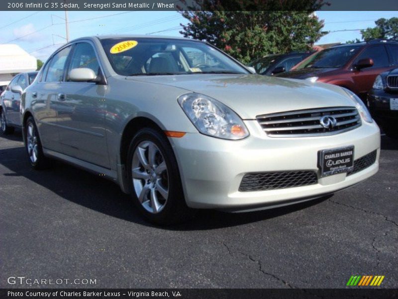 Serengeti Sand Metallic / Wheat 2006 Infiniti G 35 Sedan
