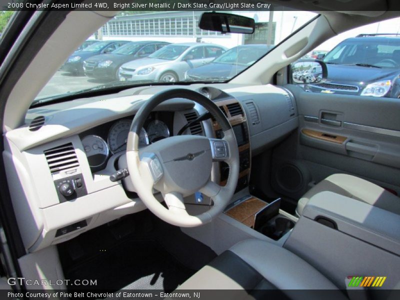 Bright Silver Metallic / Dark Slate Gray/Light Slate Gray 2008 Chrysler Aspen Limited 4WD