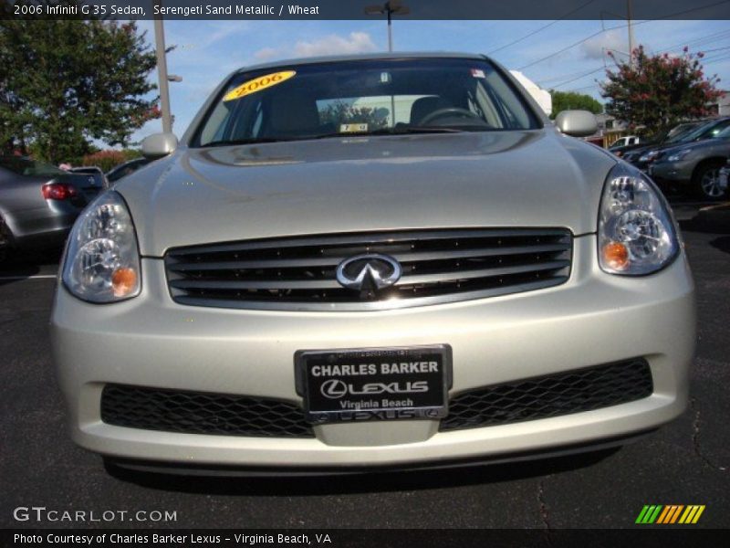 Serengeti Sand Metallic / Wheat 2006 Infiniti G 35 Sedan