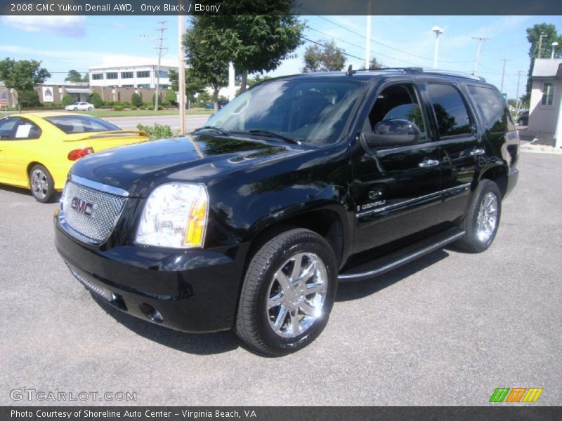 Onyx Black / Ebony 2008 GMC Yukon Denali AWD