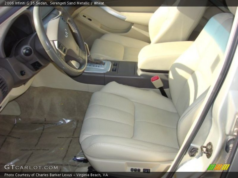 Serengeti Sand Metallic / Wheat 2006 Infiniti G 35 Sedan