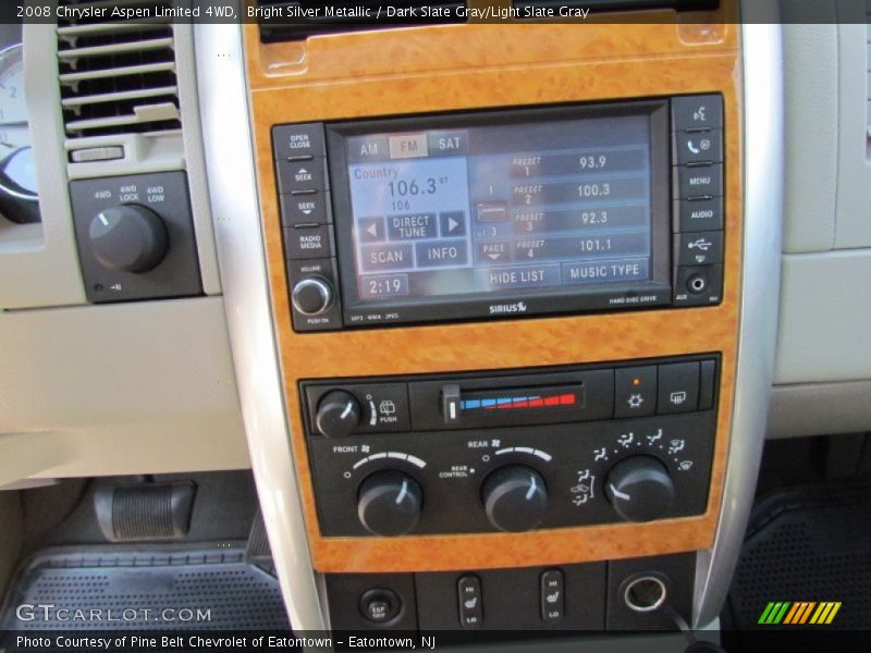 Bright Silver Metallic / Dark Slate Gray/Light Slate Gray 2008 Chrysler Aspen Limited 4WD