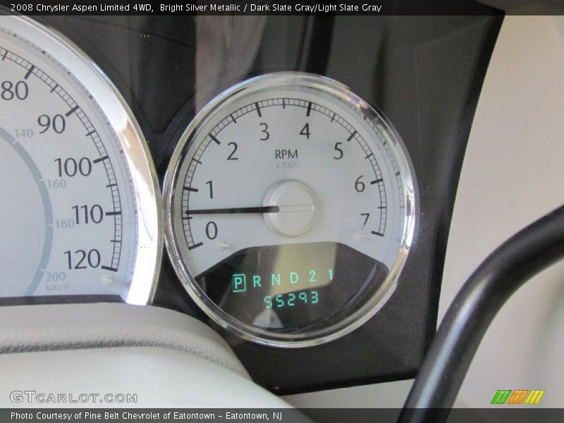 Bright Silver Metallic / Dark Slate Gray/Light Slate Gray 2008 Chrysler Aspen Limited 4WD