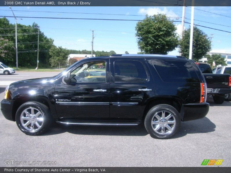 Onyx Black / Ebony 2008 GMC Yukon Denali AWD