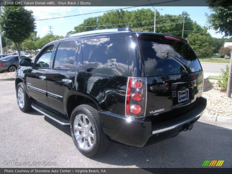 Onyx Black / Ebony 2008 GMC Yukon Denali AWD