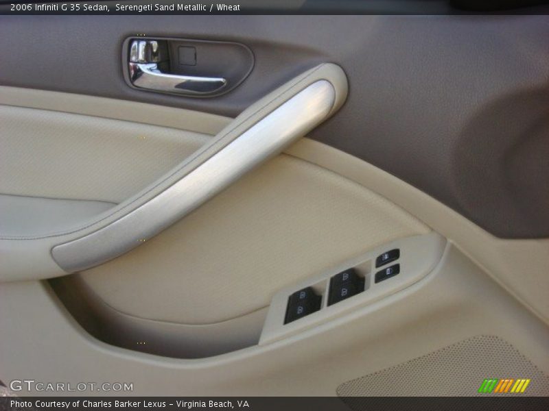 Serengeti Sand Metallic / Wheat 2006 Infiniti G 35 Sedan